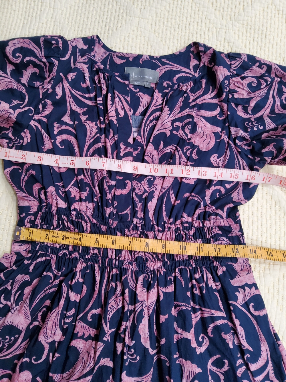 Anthropologie The Somerset Maxi Dress Size SP - Picture 14 of 16